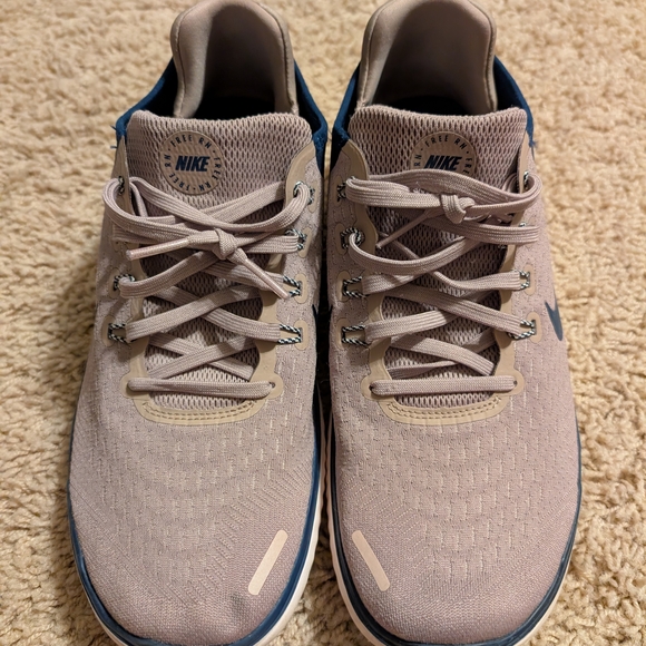 Nike Free Run 2018 Blue and Gray Running Shoes - Picture 2 of 5